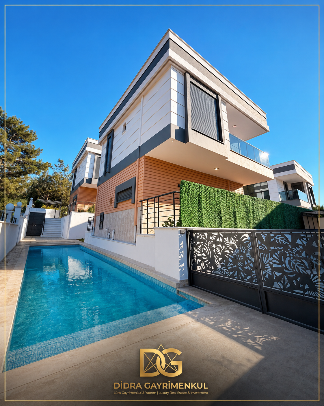 Deniz ve Doğa Manzaralı, Müstakil Havuzlu Sıfır Villa