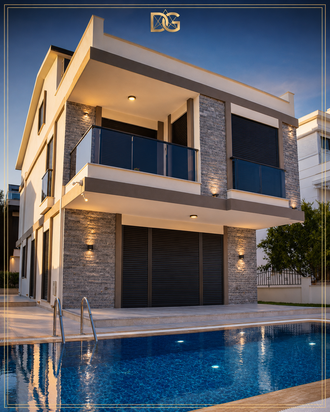 Lüks Tripleks Villa
